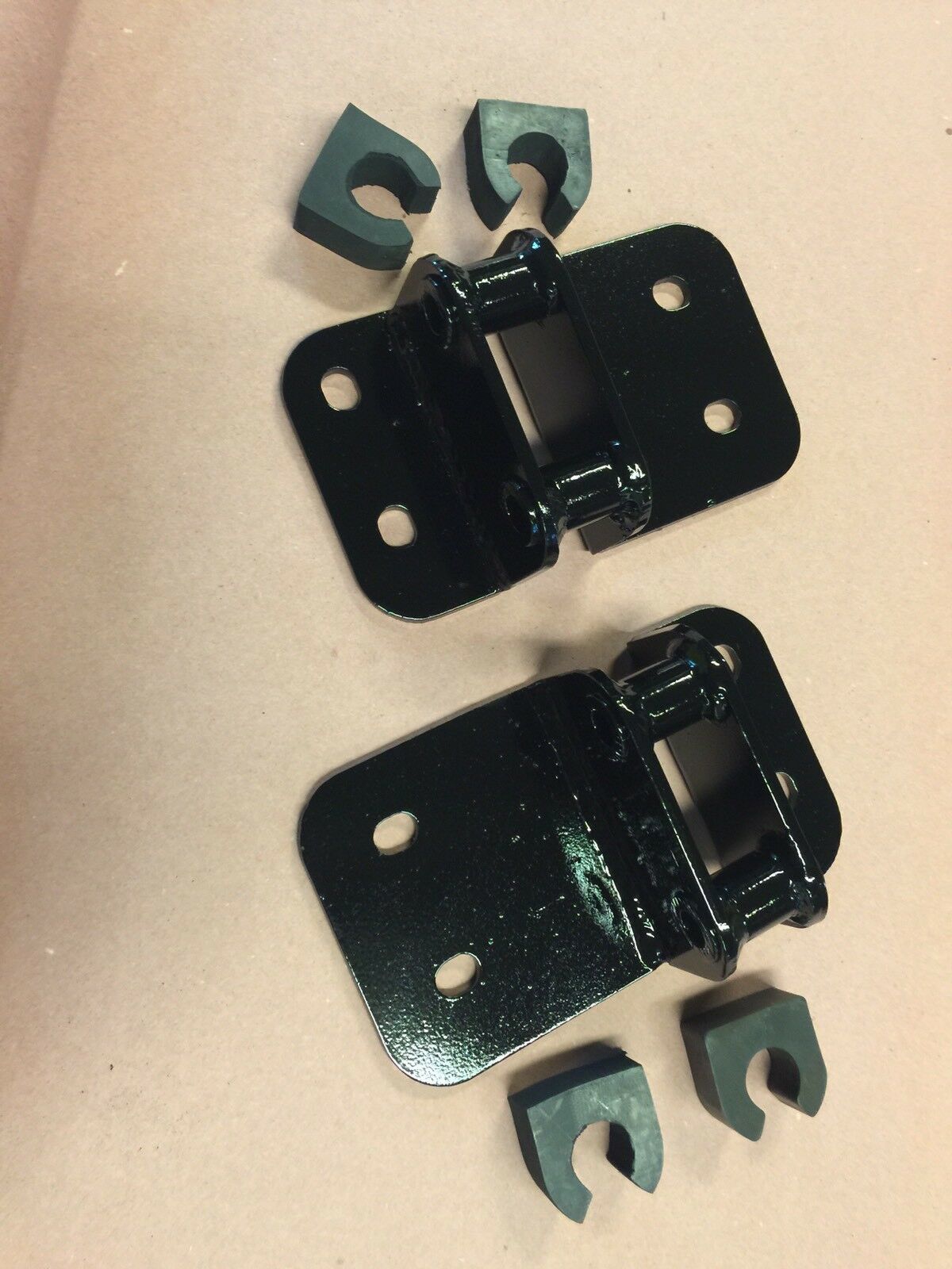 MILITARY HUMVEE M998 LUVERNE BRUSH GUARD MOUNTING BRACKETS WITH