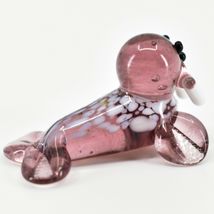 Handmade Purple Walrus Tiny Miniature Micro Mini Lampworking Glass Figurine image 4