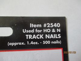 Atlas # 2540 Track Nails for HO & N Scale (approx 1.4 oz 500 nails) per Pack image 3