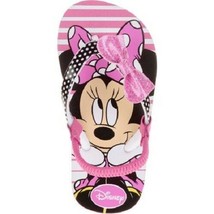 Disney Minnie Mouse Toddler Girls Beach Flip Flops Sandals Sizes 9-10 ,11-12 NWT - £11.54 GBP
