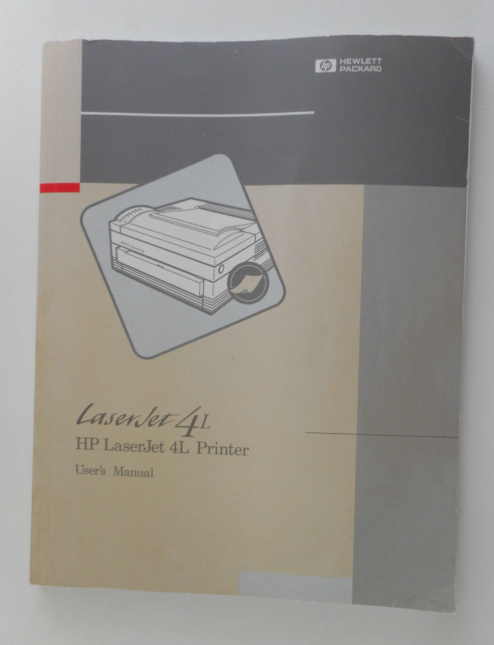 User's Manual HP LaserJet 4L Printer Hewlett Packard good used condition