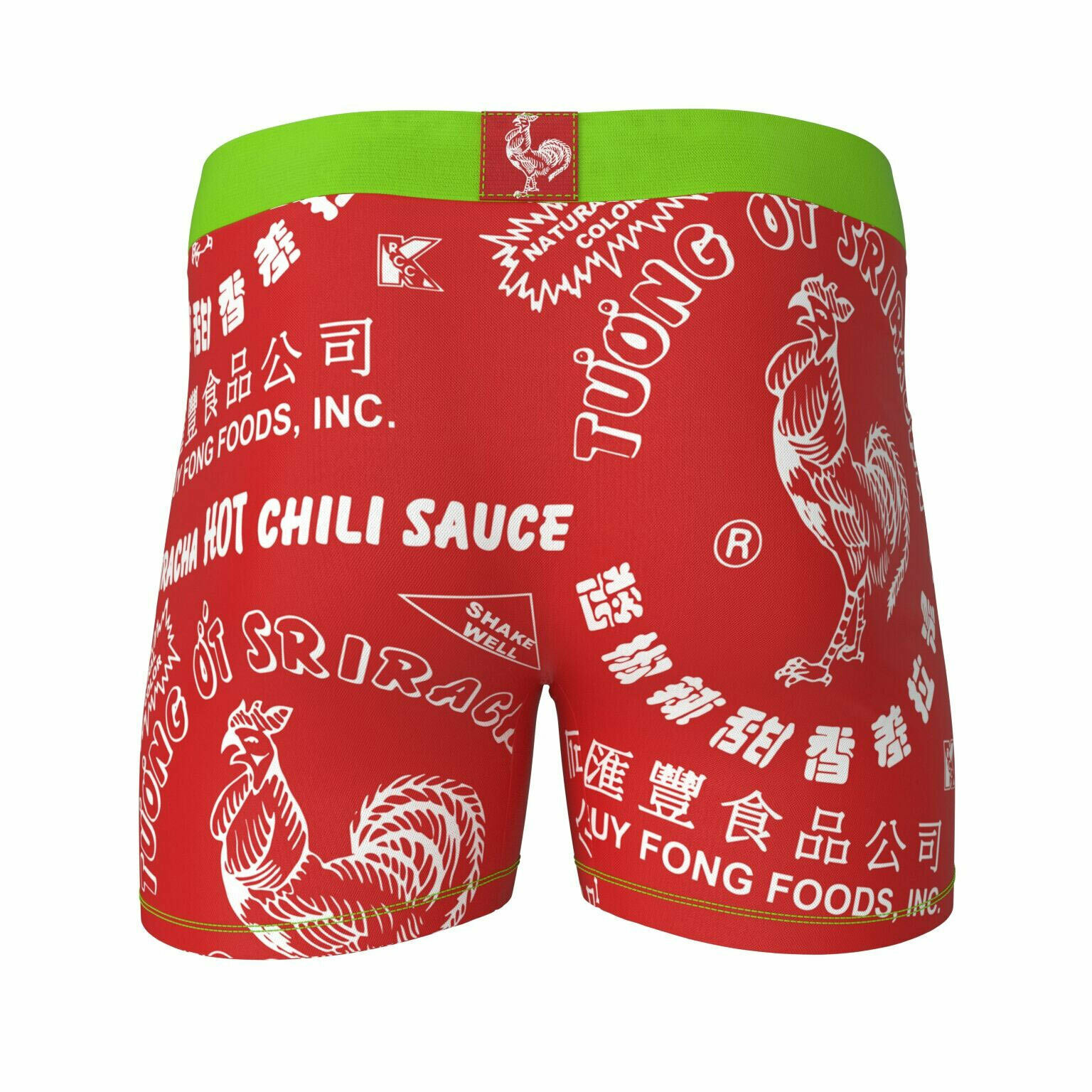 Sriracha Hot Sauce Boxer Briefs Red Swimwear