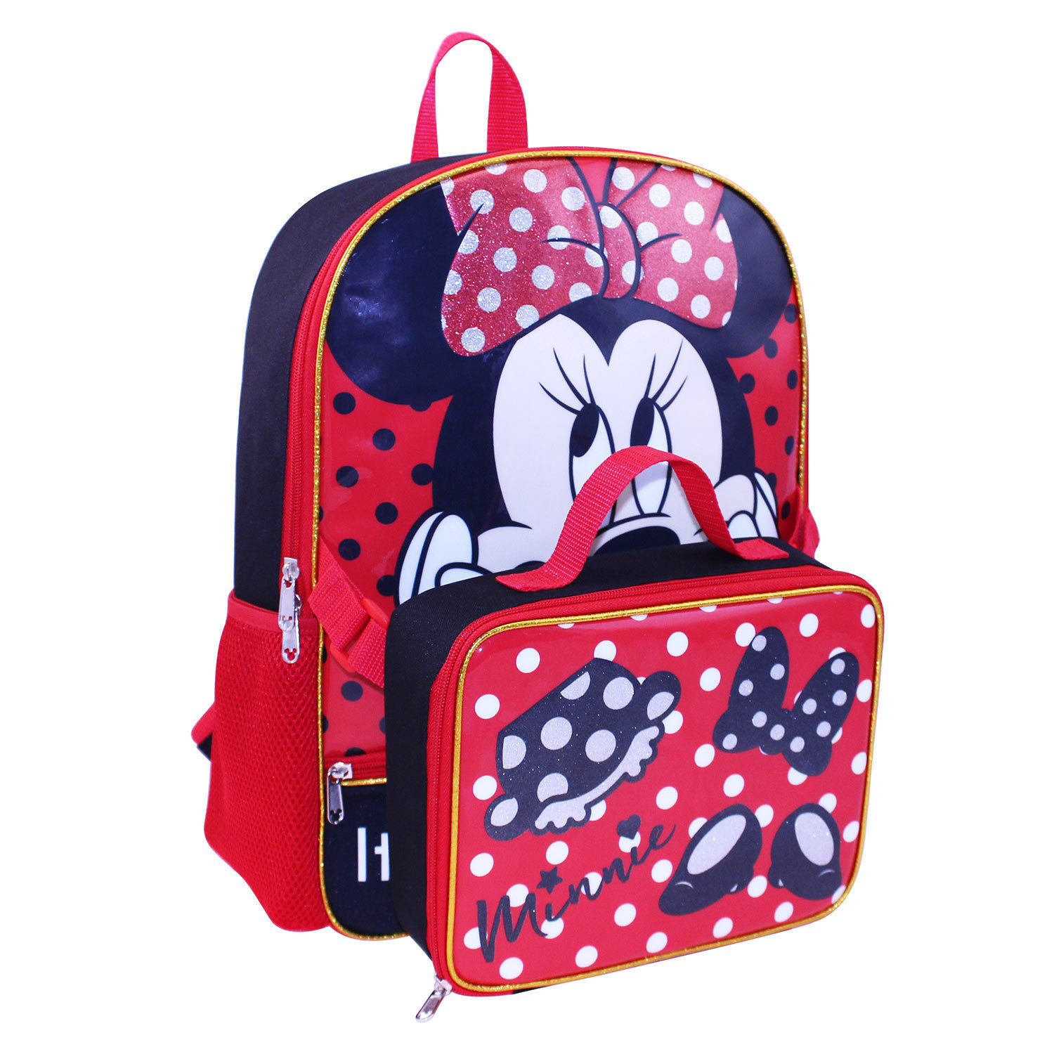 minnie mouse 5 piece backpack