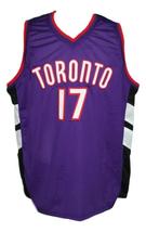 P. Miller #17 Toronto Basketball Jersey New Sewn Any Size image 1