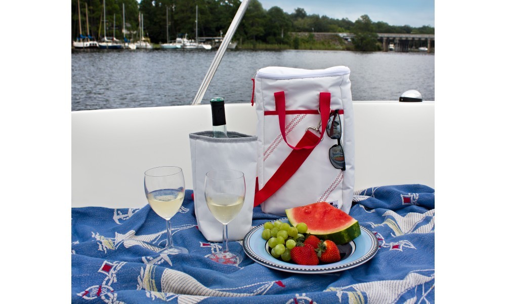 wine cooler beach bag