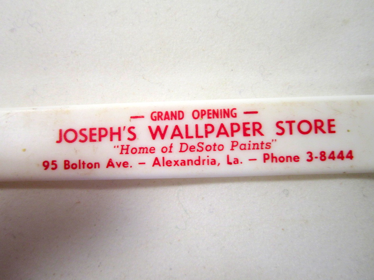 Josephs Wallpaper Store, Alexandria, Louisiana Spatula Mid Century Home Improvement Stores