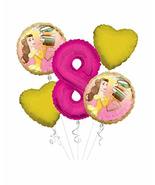 Princess Belle Once Upon A Time Balloon Bouquet (5 Balloons), 8th Birthd... - $12.99