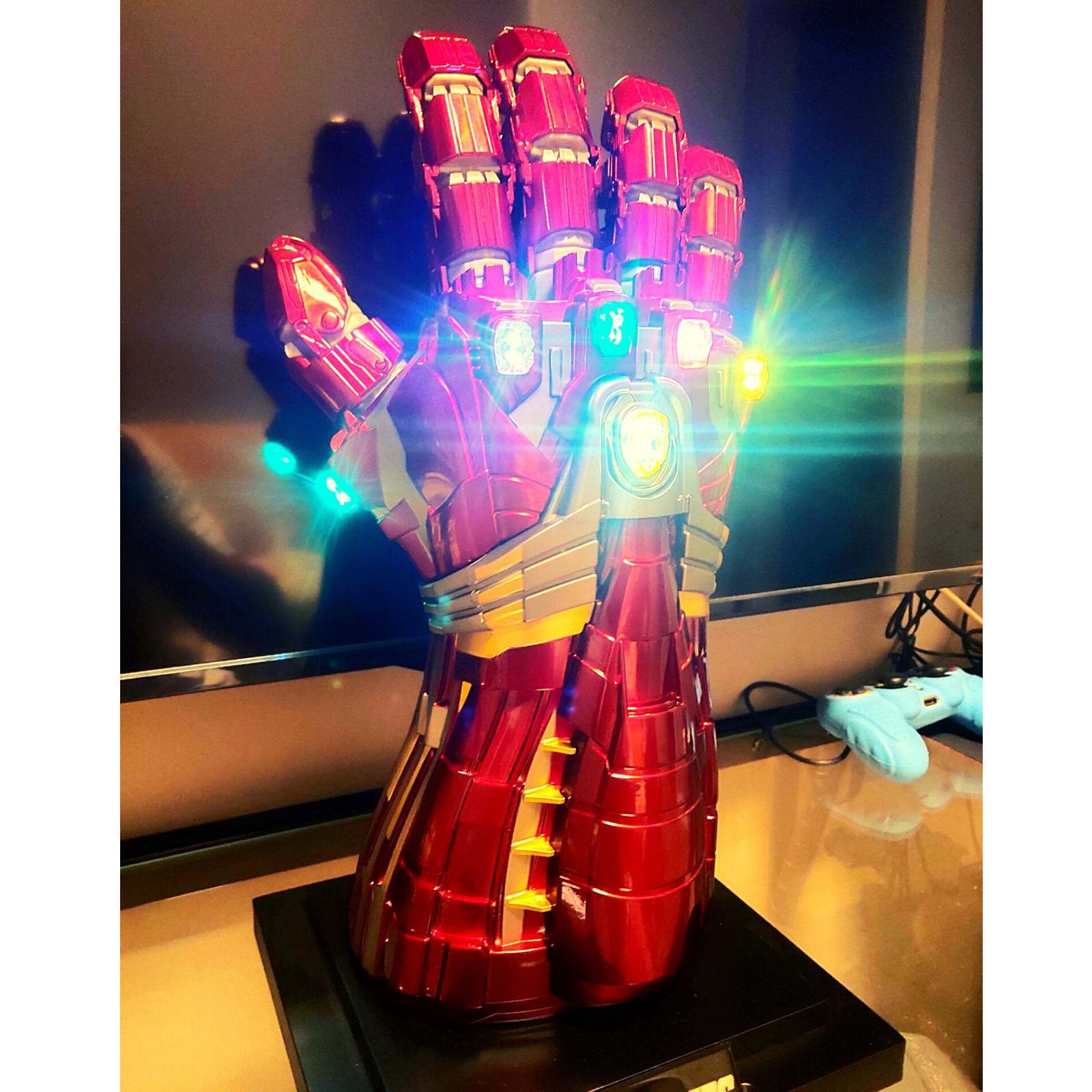 Iron Man Infinity Gauntlet Metal Wearable,Nano Gauntlet glove Cosplay,Movie Prop