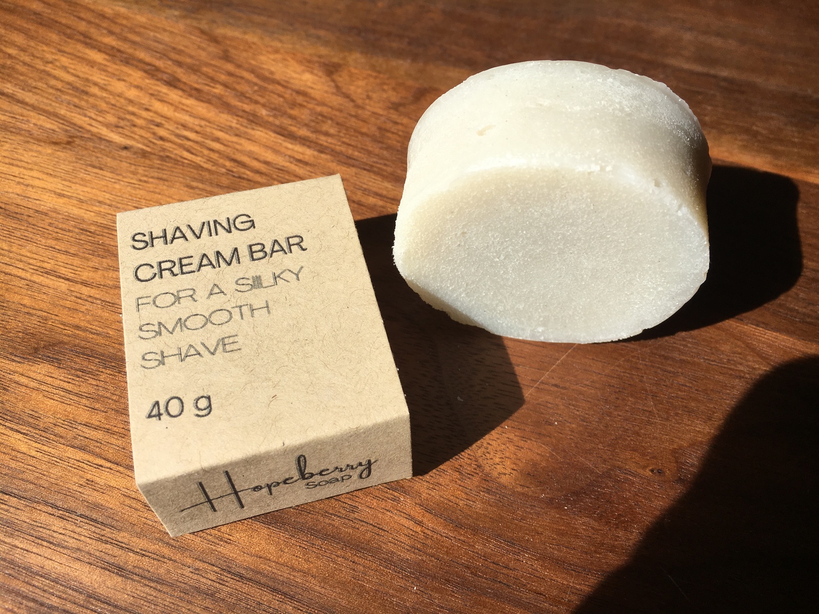 Hopeberry Soap - Shaving cream bar - 40g / 1.4 oz - homemade soap