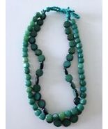 double strand beaded necklace - $24.99