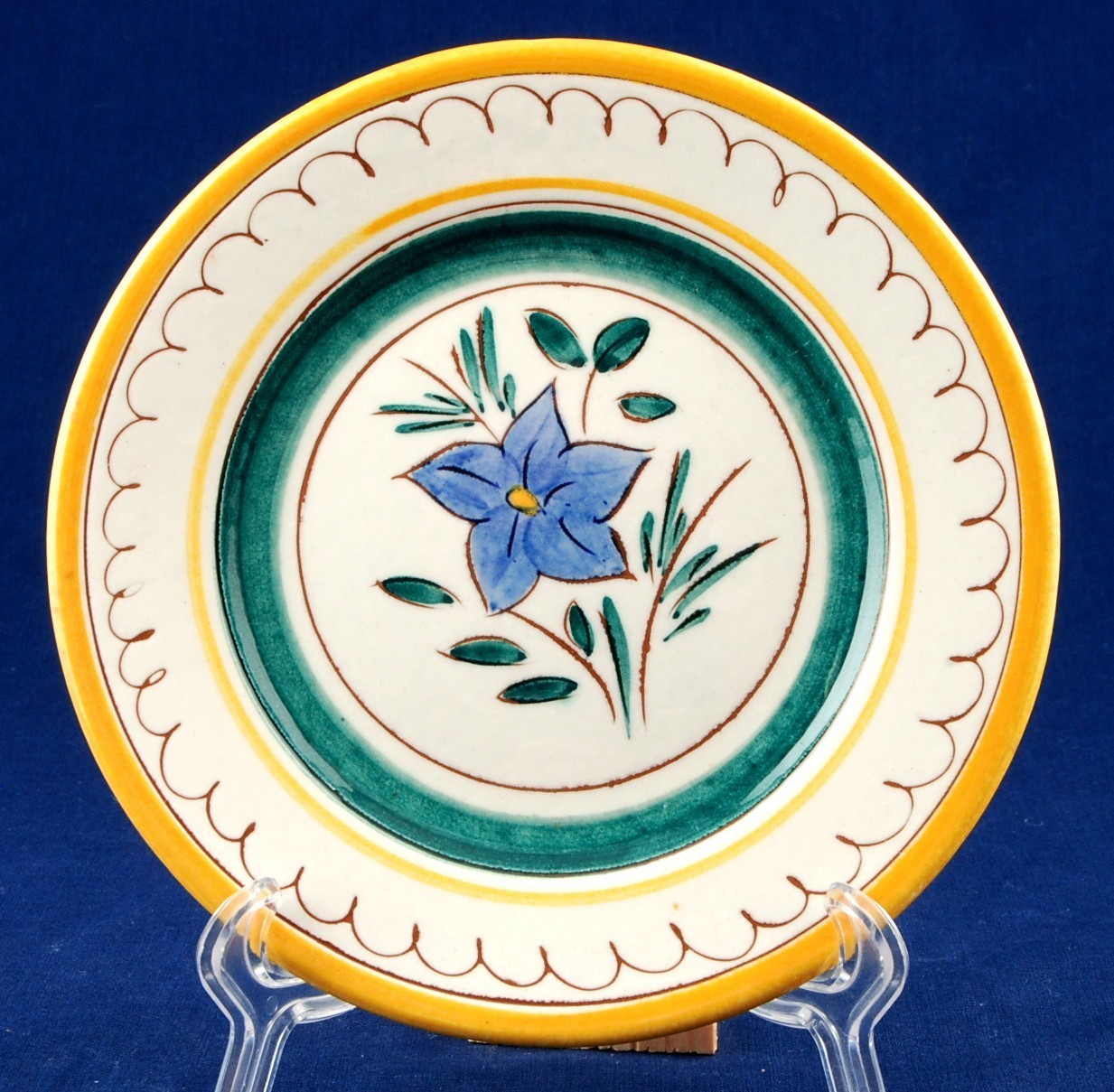 Stangl Garden Flower Terra Rose 3 Bread Plates Used Pottery Stangl