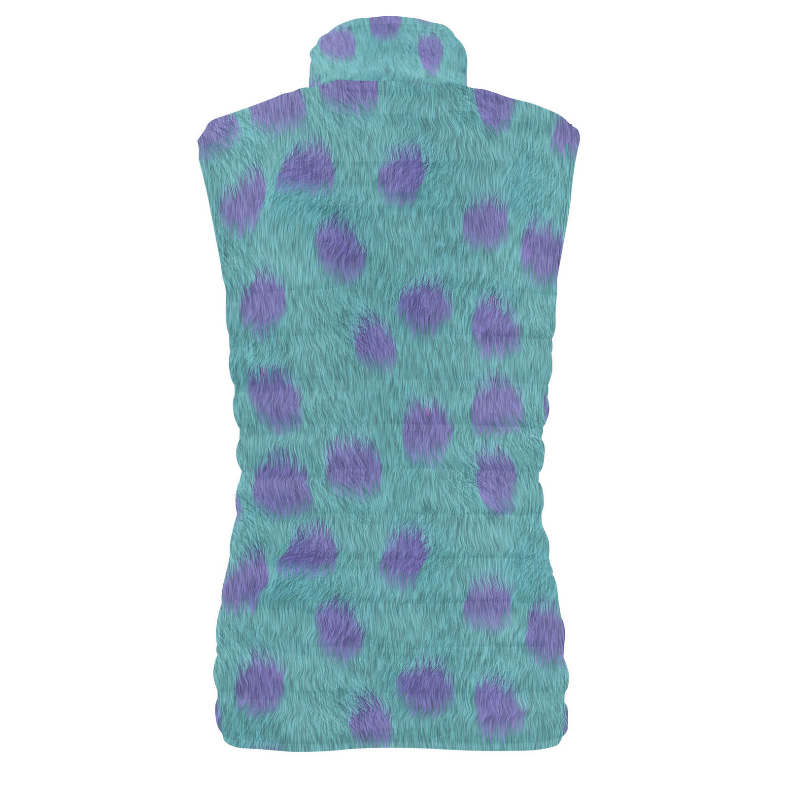 Sully Fur Monsters Inc Disney Inspired Womens Puffer Vest Coats & Jackets