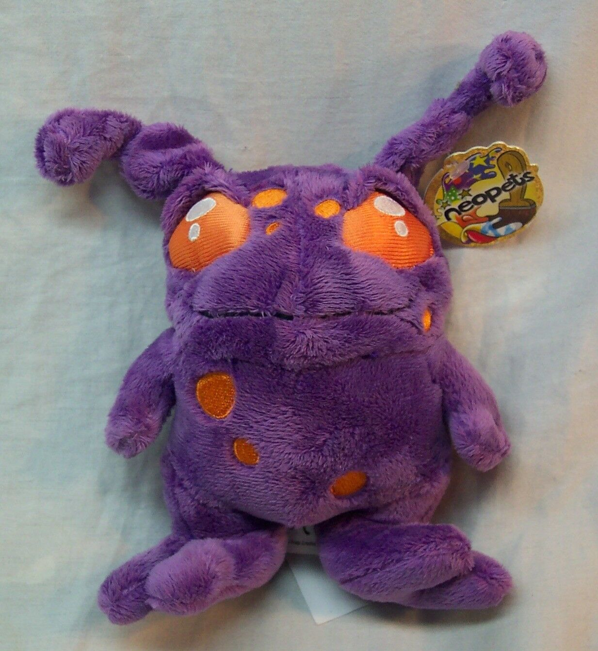 Neopets SOFT PURPLE GRUNDO 7" Plush STUFFED ANIMAL Toy NEW Neopets