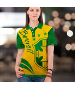 Brazil Women&#39;s Soccer Fan Polo Shirt World Cup 2022   - $39.99+