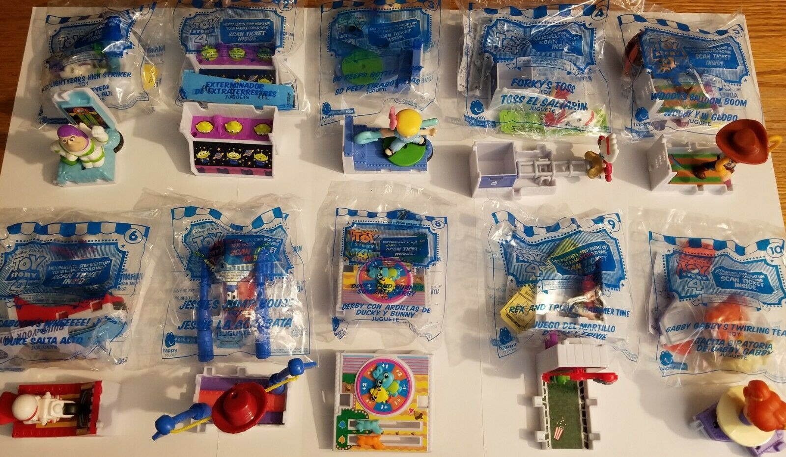 toy story 4 mcdonalds happy meal toys