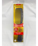 PINCCAT PROFESSIONAL HEAT RESISTANT LARGE HANDLE WIDE TOOTH CARBON COMB ... - $2.59