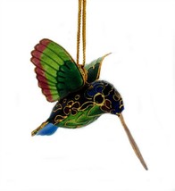 Kubla Cloisonne Hummingbird Ornament. Quality!!! #4867 - $16.95