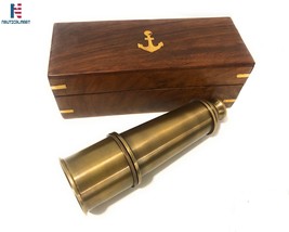 Brass nautical Telescope Antique  Maritime Vintage Birthday Gift 