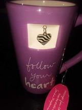 'Hallmark Travel Mug(follow Your Heart)with Charm' - $19.99