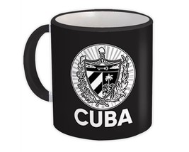 Cuban Coat Of Arms : Gift Mug Cuba Flag National Symbol Independence Monochrome - $15.90