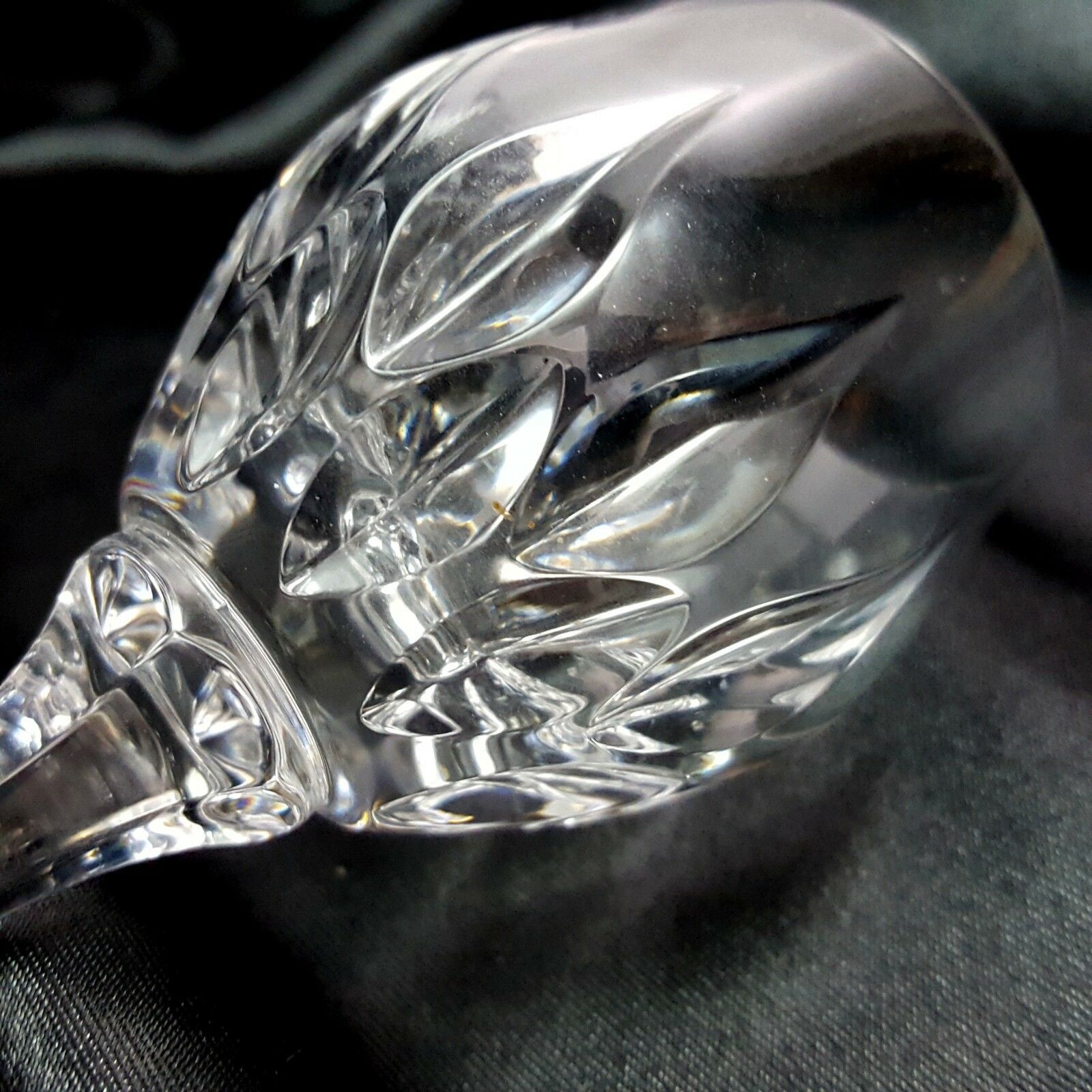 Nachtmann Helena Cordial Glasses 2 oz Set of 2 Cut Teardrops Crystal