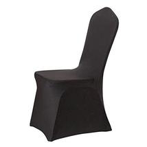 George Jimmy Elastic Chair Cover Conjoined Thicken Wedding Party Chair Decor-Bla - $18.46