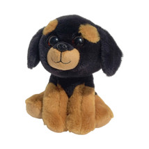 Ty Trevour rottweiller beanie boos velvety 6&quot; Plush toy stuffed animal d... - $5.00