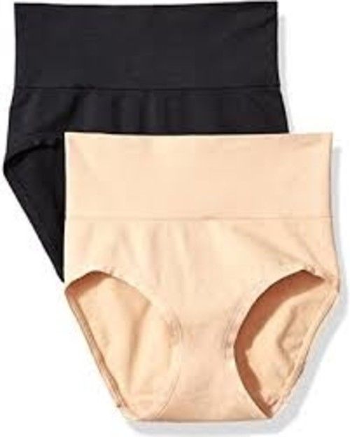 Vassarette Comfortably Smooth Briefs 2 Pack SMALL/5 Black & Latte Colors NEW Panties
