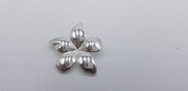 Avon Signed Silver Tone Loosestrife Floral Petal Pendant In EUC See Pics - $9.62