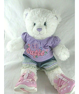 Build A Bear Hannah Montana Plush White Dressed with shoes 18 inch - $23.75