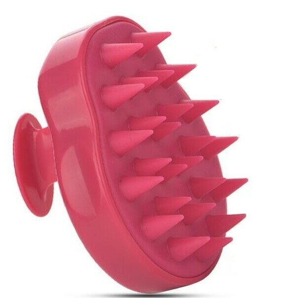 Dandruff Itch Relief Soft Silicone Shampoo Brush Deluxe Salon Hair Care