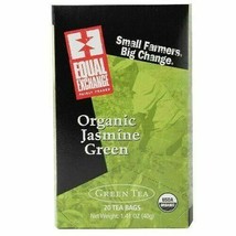 NEW Equal Exchange Organic Jasmine Green Tea 20 CT - $10.28