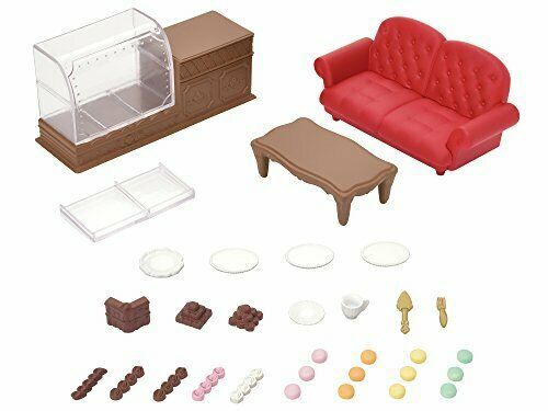 Epoch Sylvanian Families TS-11 Town Series Chocolate Launge Doll not included