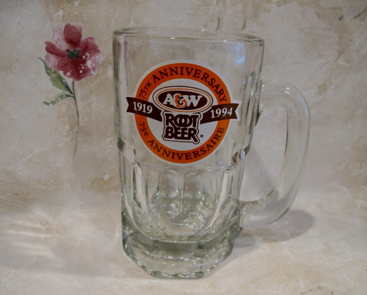 A&W ROOT BEER MUG 75 ANNIVERSARY 1919 1994 and 40 similar items