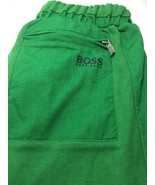 Hugo Boss Harlow Men&#39;s Green Cotton Jogging Track Pants Size S  $185 - $79.19