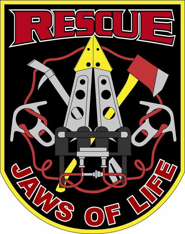 Rescue Jaws of Life Firefighter & EMS Window Sticker ...