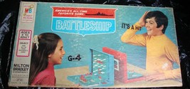 Battleship Board Game 1967 Milton Bradley Complete in Box Vintage Original - $30.00