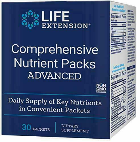 Life Extension Comprehensive Nutrient Packs Advanced 30 Packets