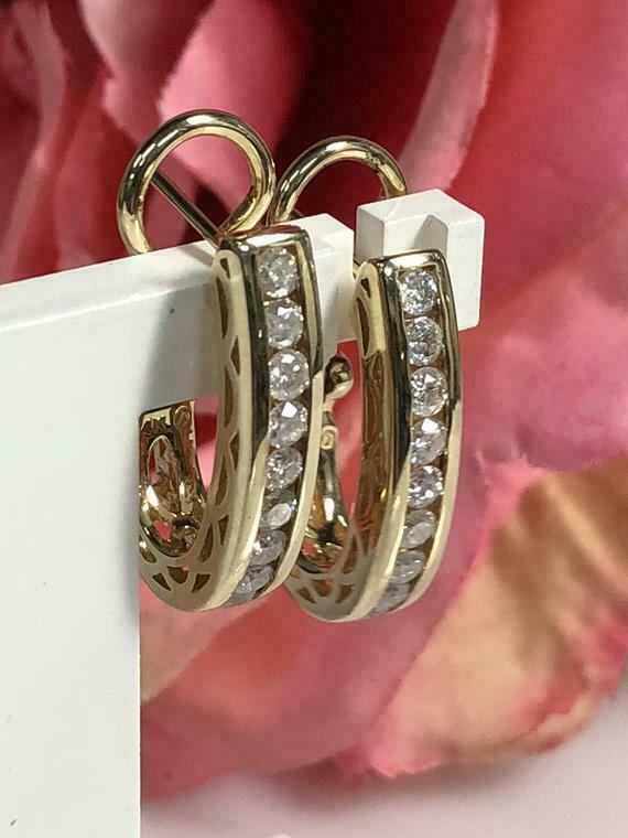 omega closure earrings