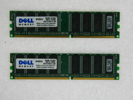 Dell 2GB (2x1GB) DDR PC3200 400MHz Non-ECC Desktop Memory RAM SNPJ0203C/1G