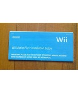  Nintendo Wii Motion Plus Installation Guide Manual Booklet OEM - $12.86