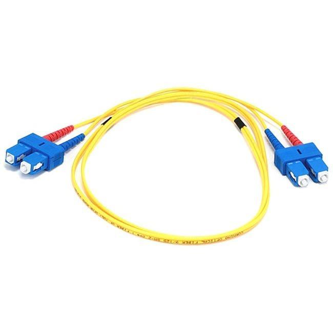 Monoprice Fiber Optic Cable, SC-SC, Single Mode, Duplex - 1 meter (9-125 Type) -