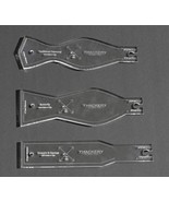 Set of 3 Acrylic BOW TIE PATTERNS, 1/4&quot; Thick + add 2 Extensions Superb ... - $53.98