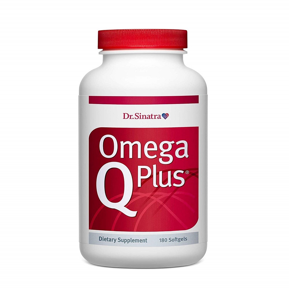 Omega Q Plus Omega-3 CoQ10 Heart Health Blood Flow, Blood Pressure 180 softgels