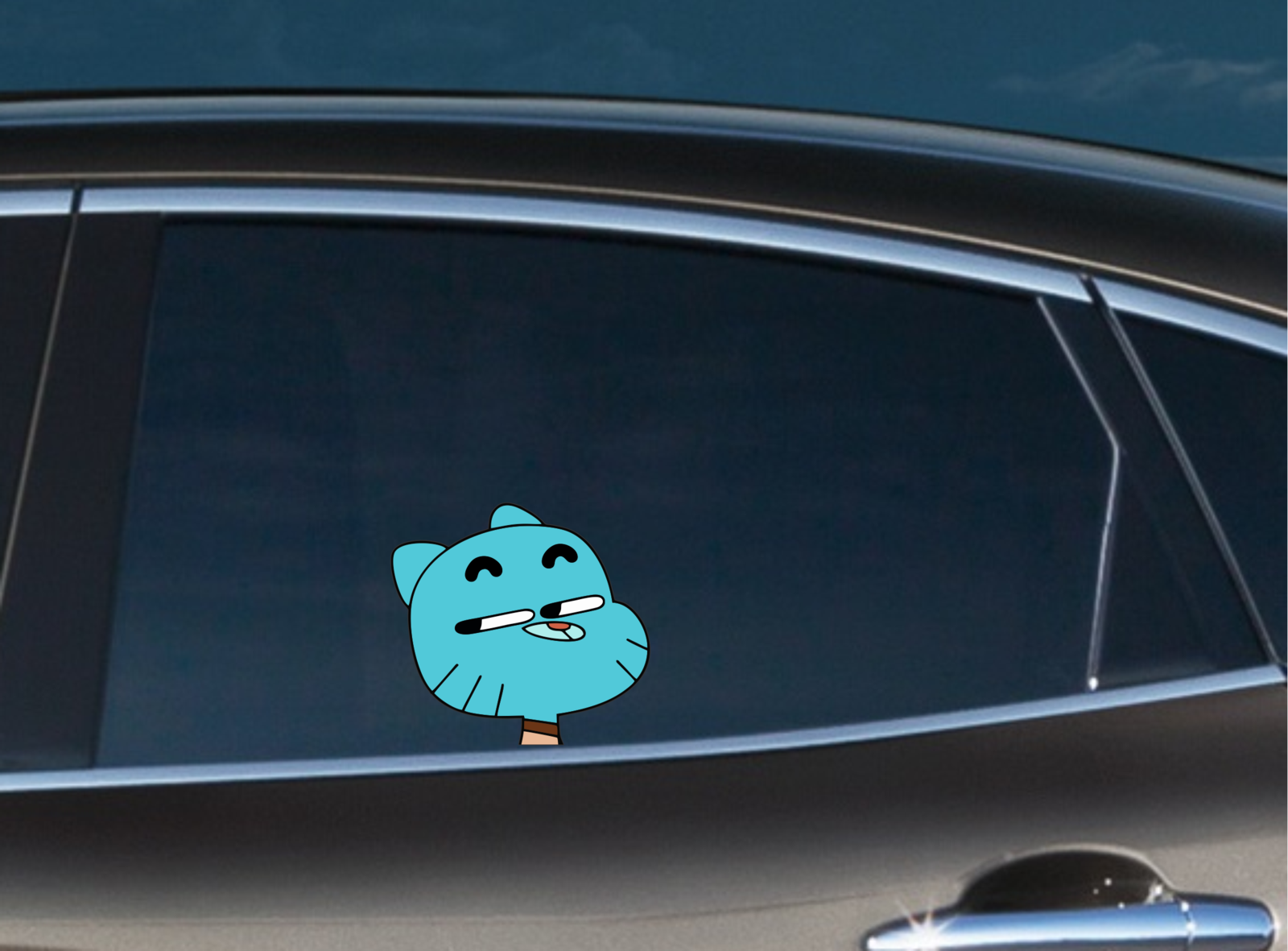 Gumball Car Bumper Window Vinyl Decal Anime Stickers cartoons Amazing