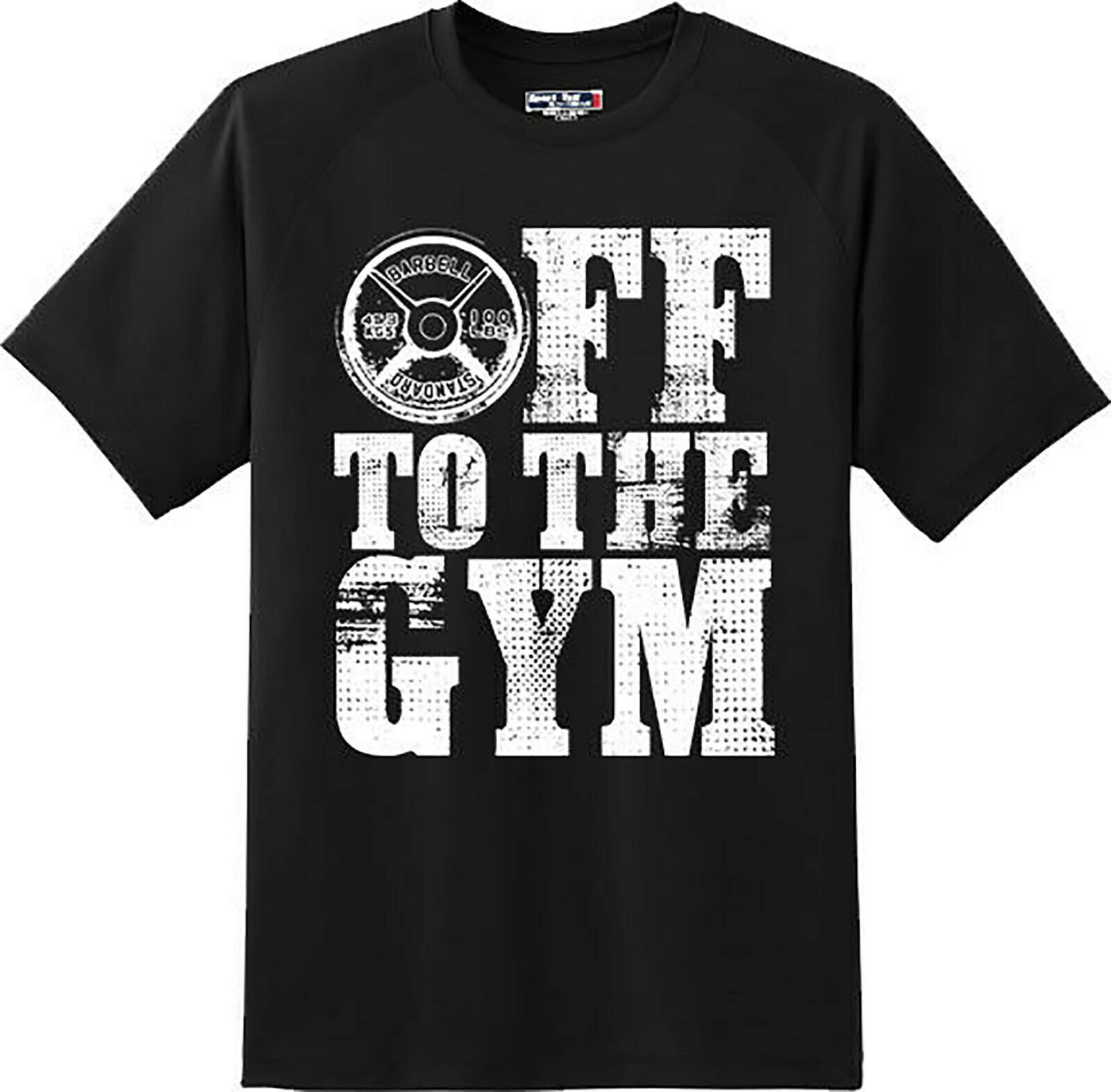 Off to gym Fitness Exercise Weight lifting Gift T Shirt New Graphic Tee ...