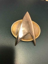 Vintage Large Star Trek Logo Pinback Badge Hollywood Pins Symbol - $197.99