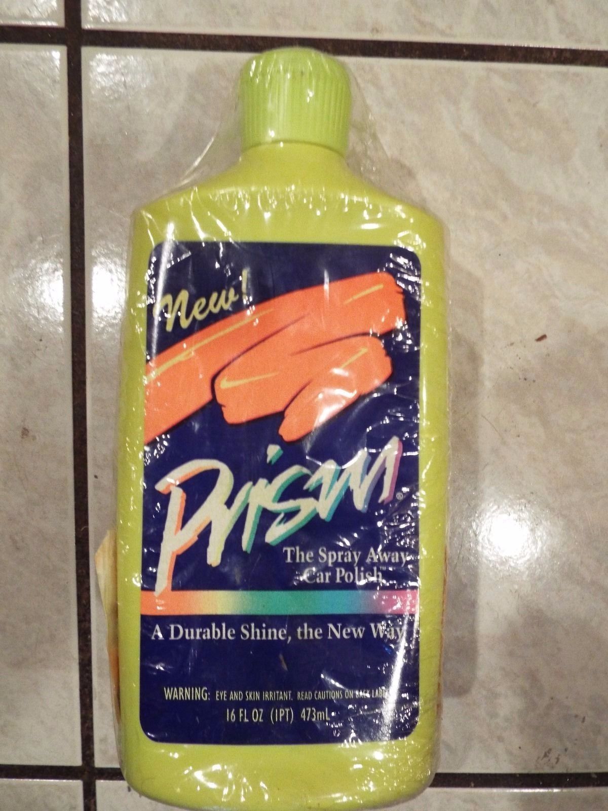 *NEW* NOS Original PRISM The Spray Away Car Polish Full Plasic 16 Oz