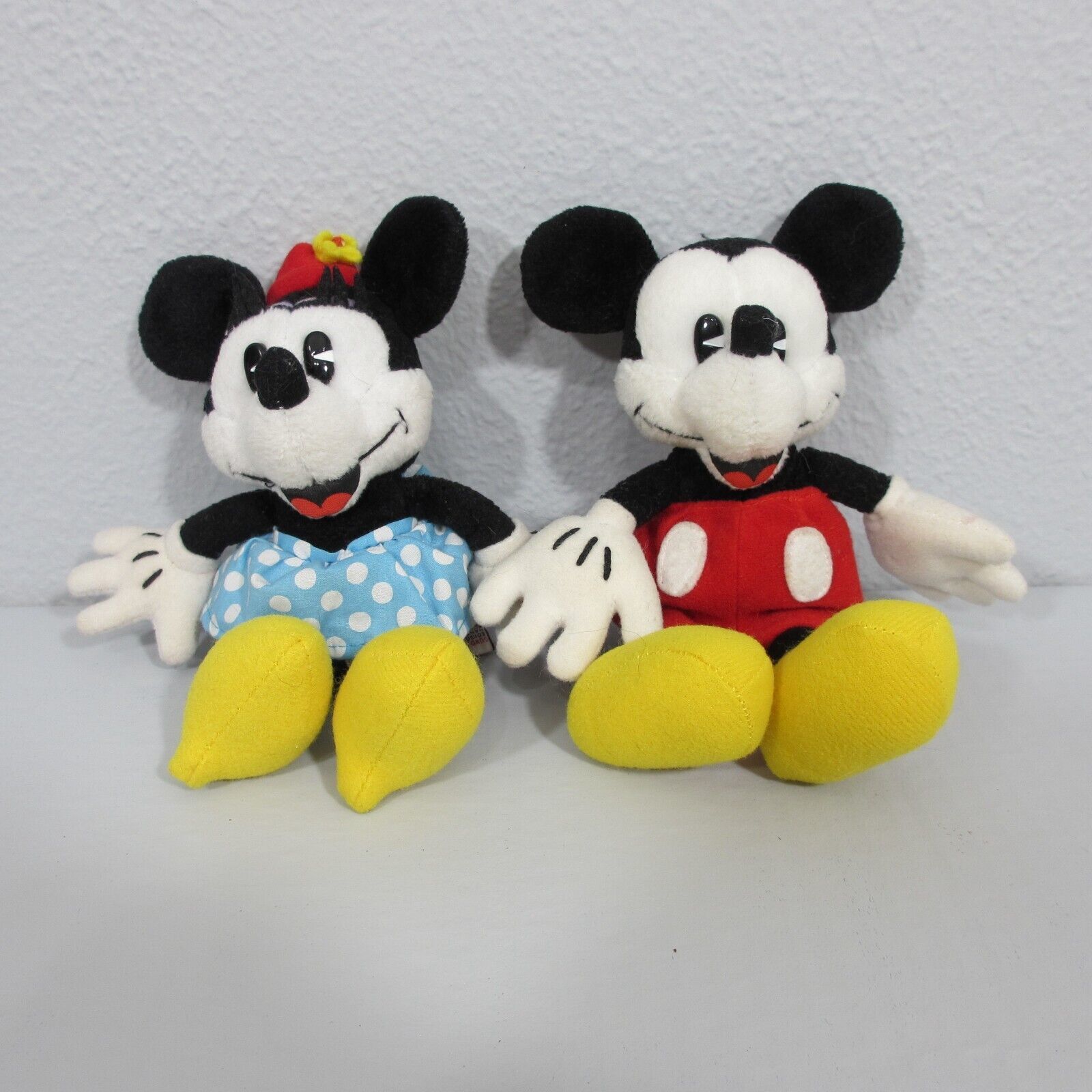 Gund Mickey Minnie Mouse 8 inch Plush Disney Stuffed Animal Beanbag - Gund