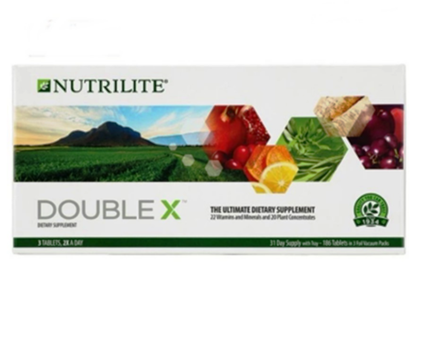 Amway NUTRILITE DOUBLE X Multivitamin / Multimineral / Concentrate Refill Pack Vitamins & Minerals